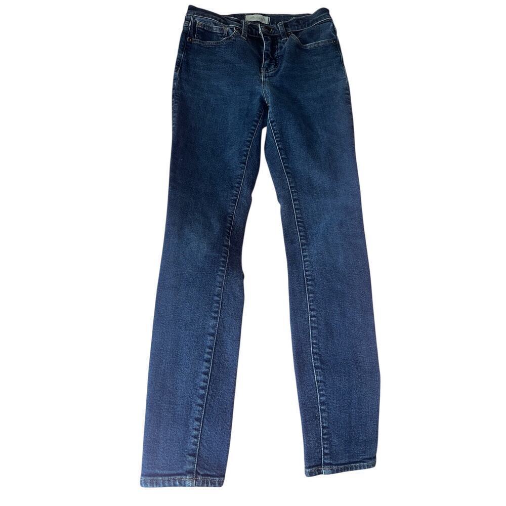 Madewell 9” Mid-Rise Skinny Jeans Size 26 Dark Wash Stretch Denim (sz 2)